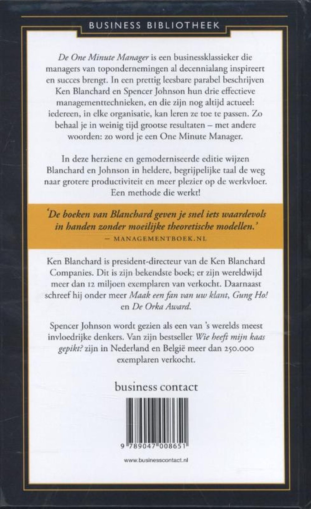 De nieuwe one minute manager