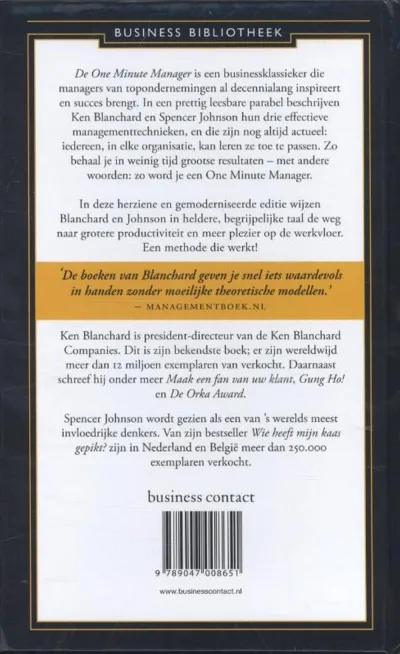 De nieuwe one minute manager