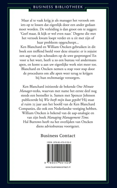 De One Minute Manager en de apenrots