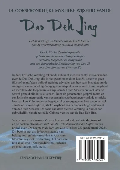 De oorspronkelijke mystieke wijsheid van de Dao Deh Jing