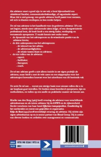 De rol van adviseur