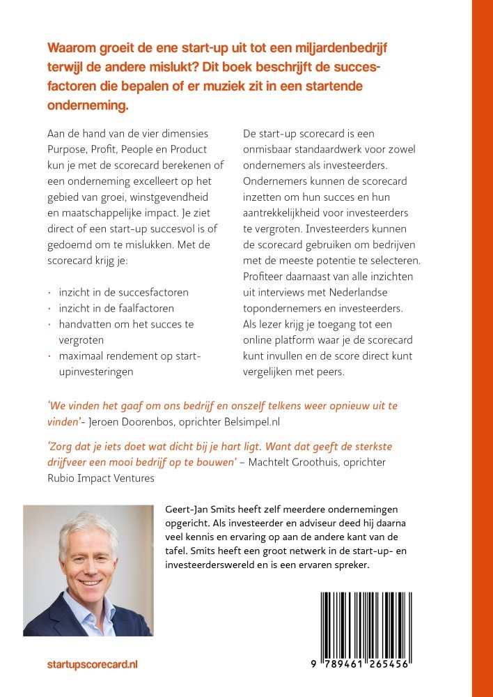 De start-up scorecard