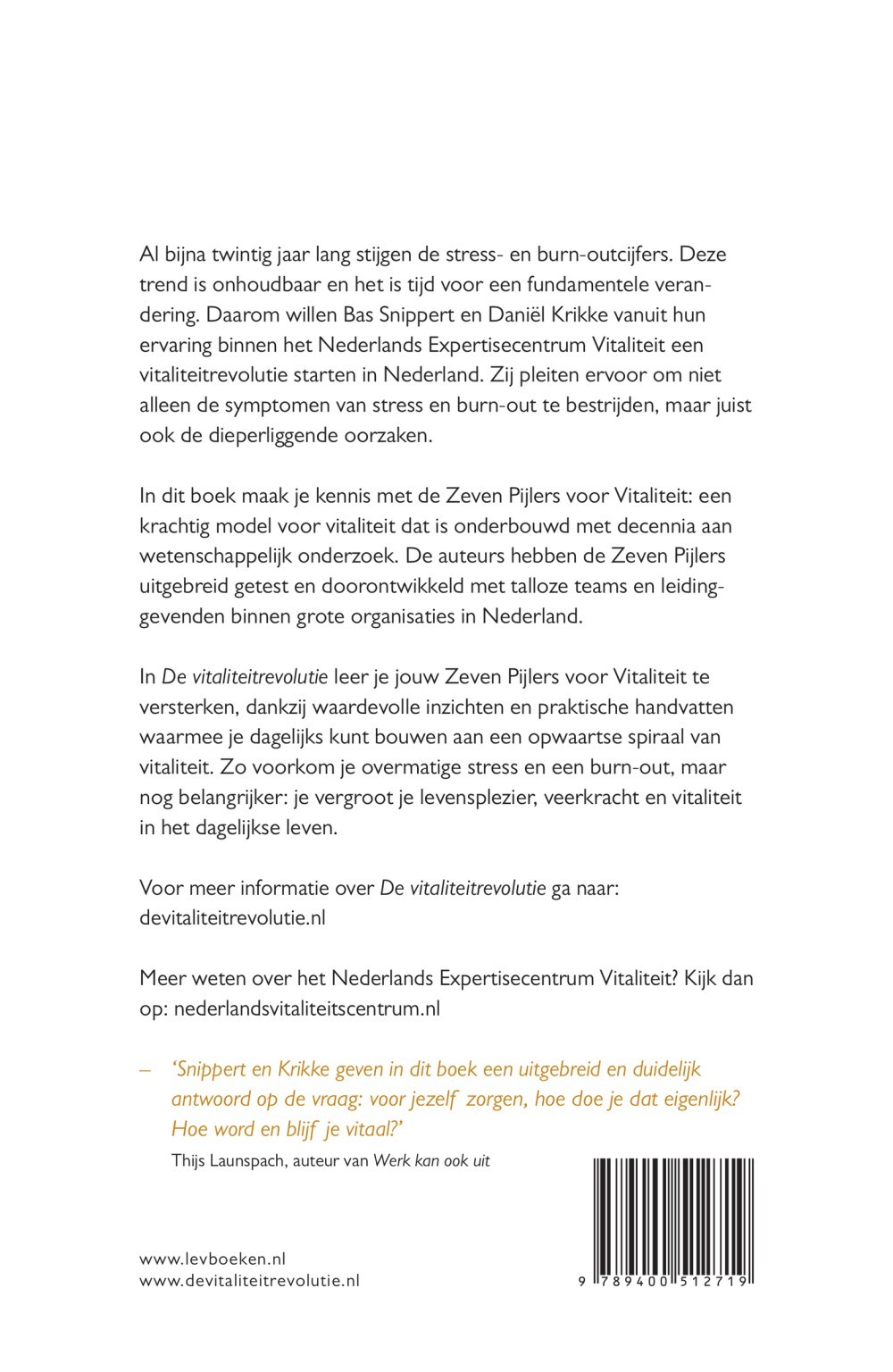 De vitaliteitrevolutie