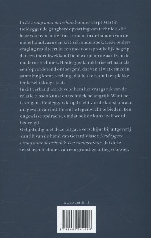 De vraag naar de techniek
