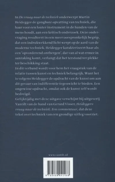 De vraag naar de techniek