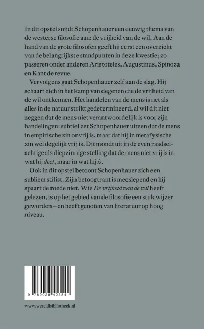 De vrijheid van de wil