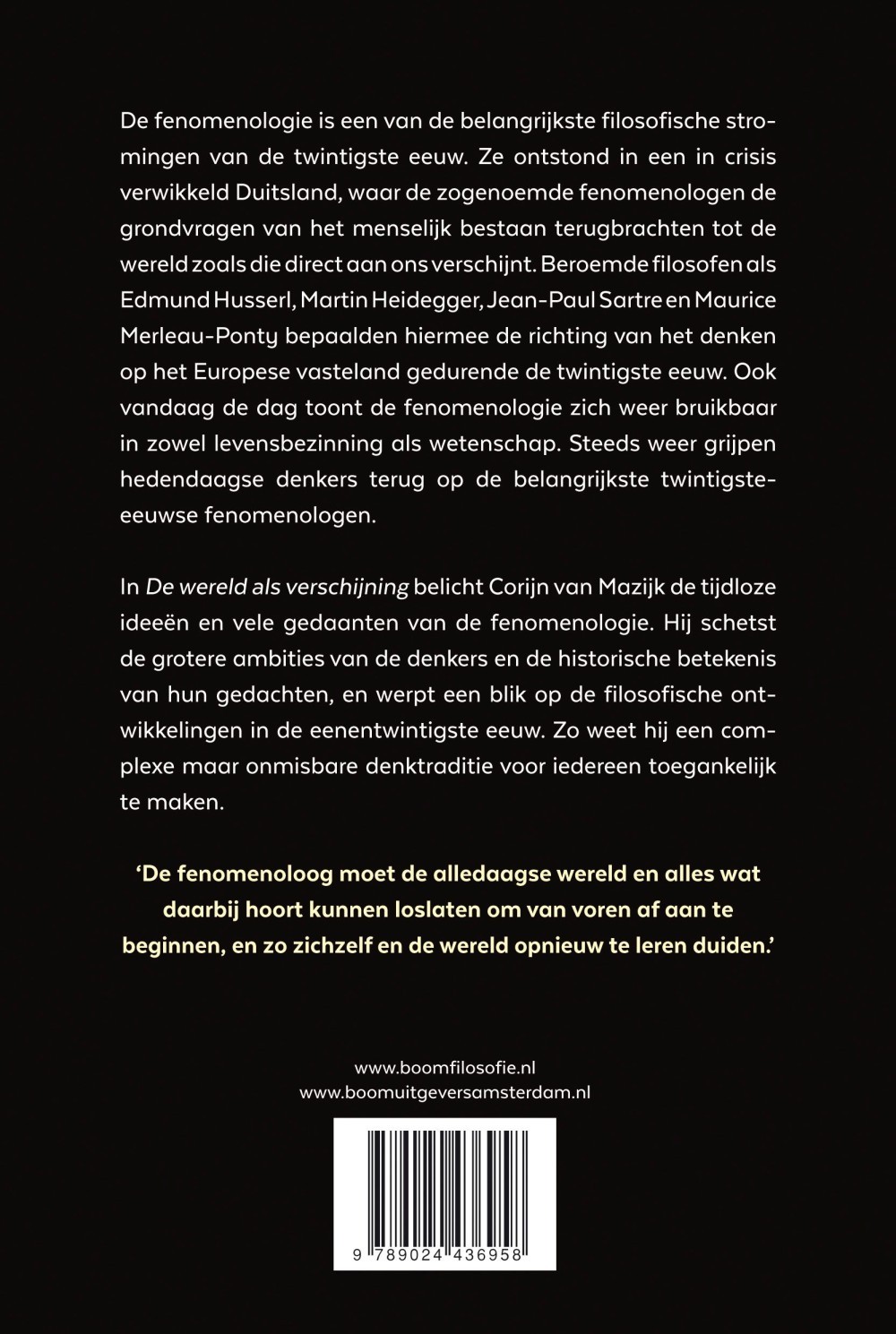 De wereld als verschijning