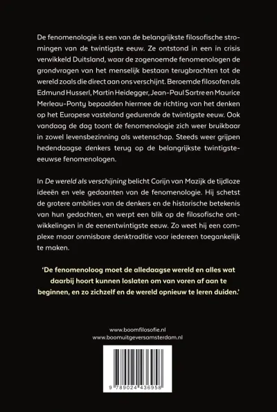 De wereld als verschijning
