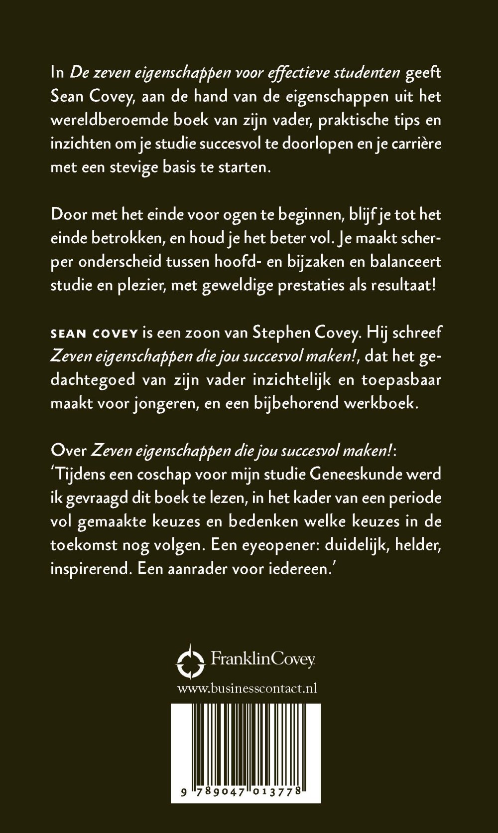 De zeven eigenschappen voor effectieve studenten