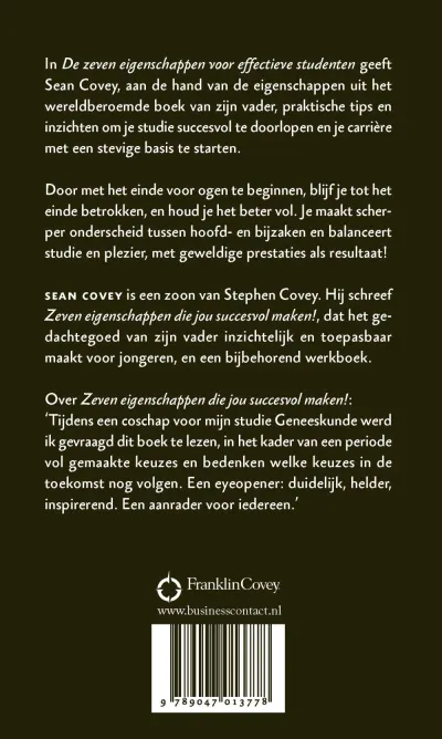 De zeven eigenschappen voor effectieve studenten
