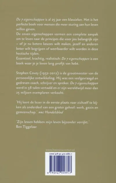 De zeven eigenschappen voor succes in je leven