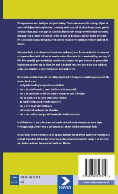 De zeven sleutels tot succesvol verkopen