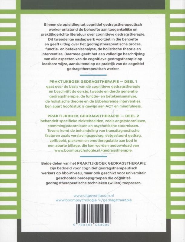 Deel 2 Handboek voor cognitief gedragstherapeutisch werkers