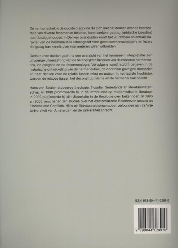 Denken over duiden