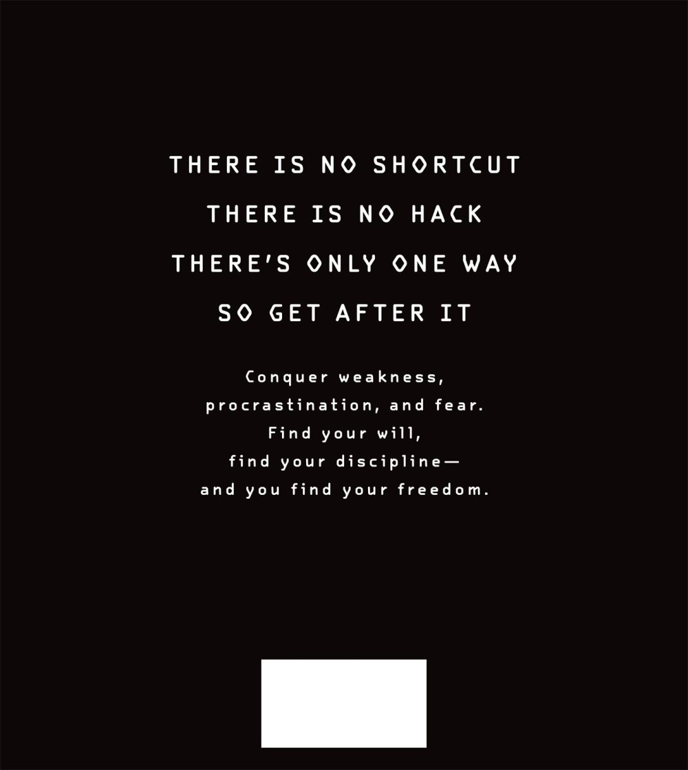 Discipline Equals Freedom