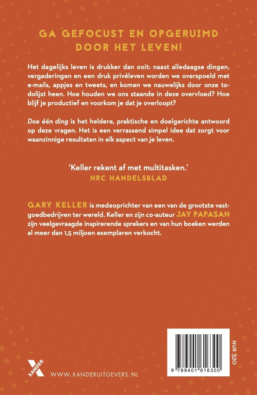 Doe één ding