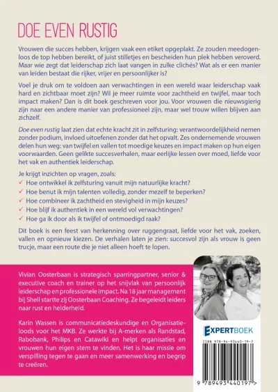 DOE EVEN RUSTIG