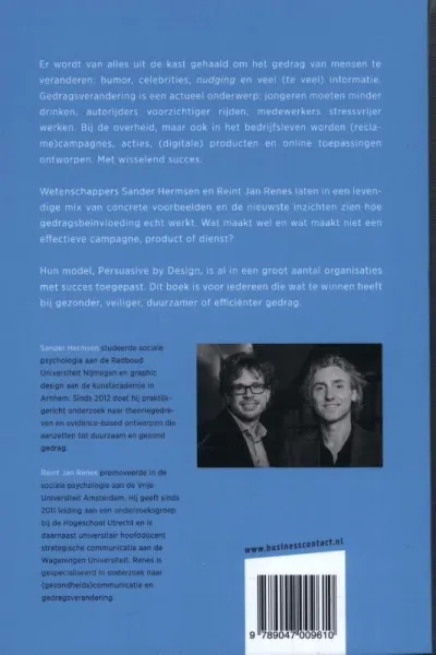 Draaiboek gedragsverandering
