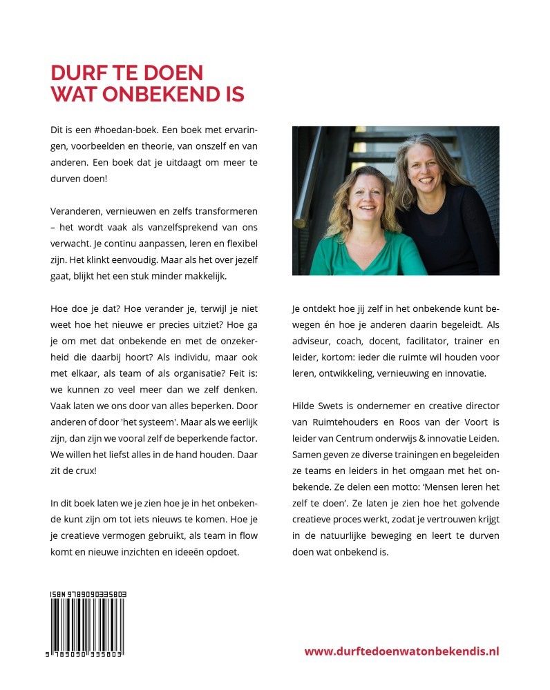 Durf te doen wat onbekend is