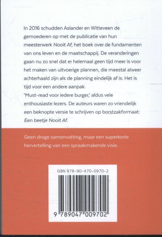Een beetje nooit af