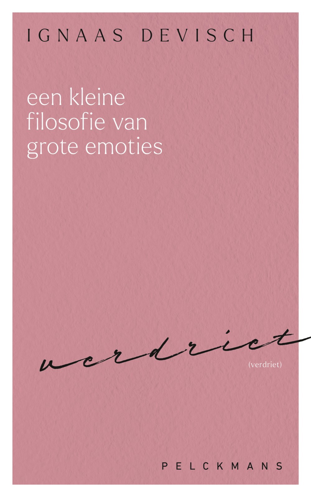 Een kleine filosofie van grote emoties: Verdriet