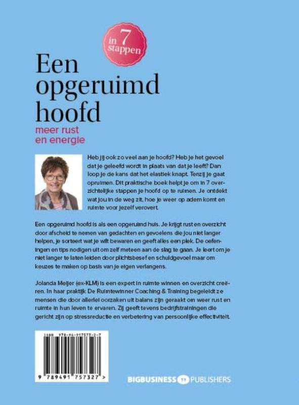 Een opgeruimd hoofd in 7 stappen