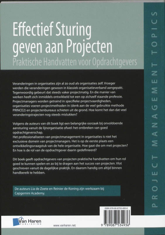 Effectief sturing geven aan projecten