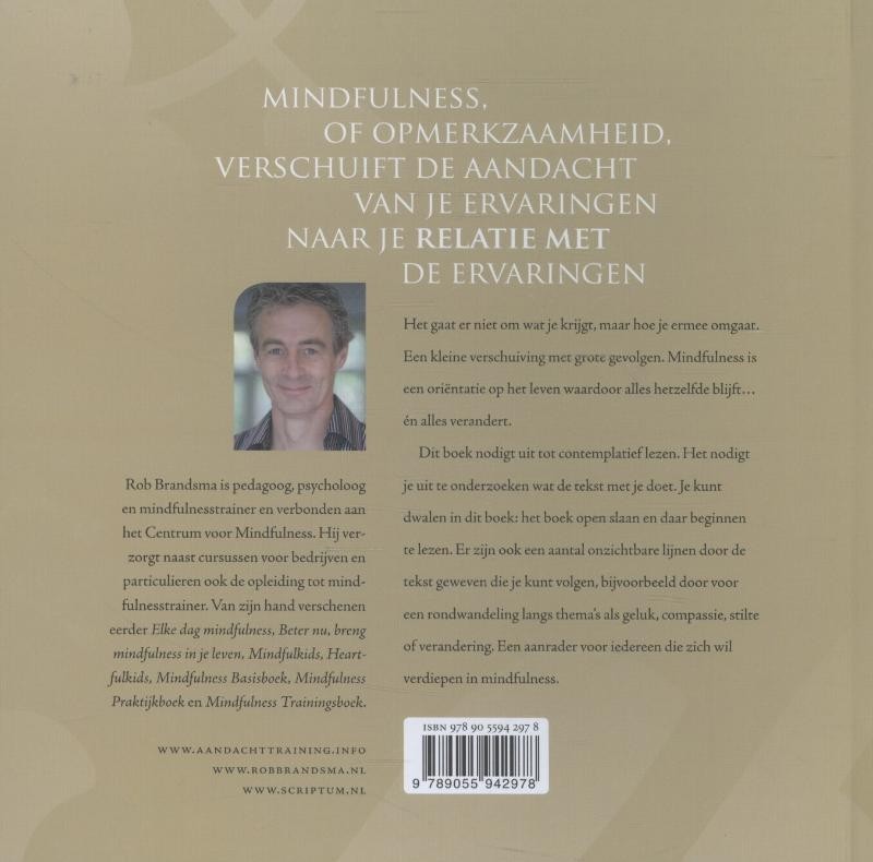 Elke dag meer mindfulness