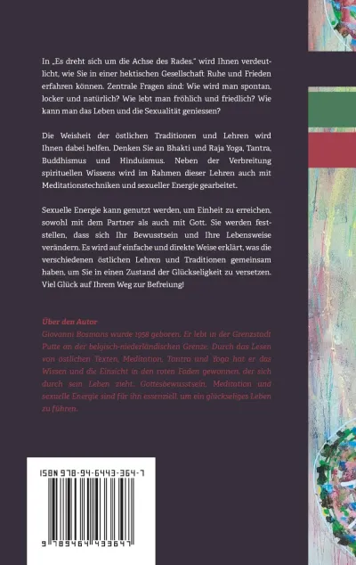 Es dreht sich um die Achse des Rades