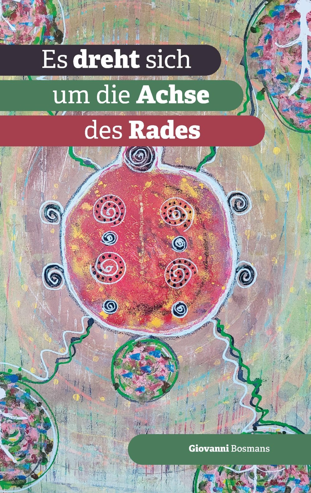 Es dreht sich um die Achse des Rades
