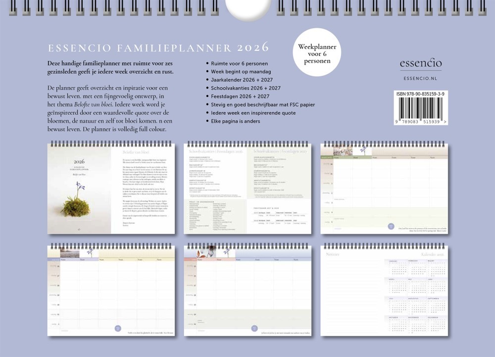 Essencio Familieplanner 2026