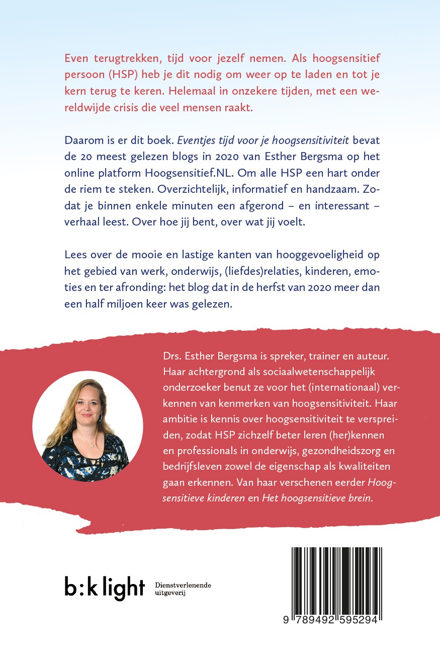 Eventjes tijd voor je hoogsensitiviteit