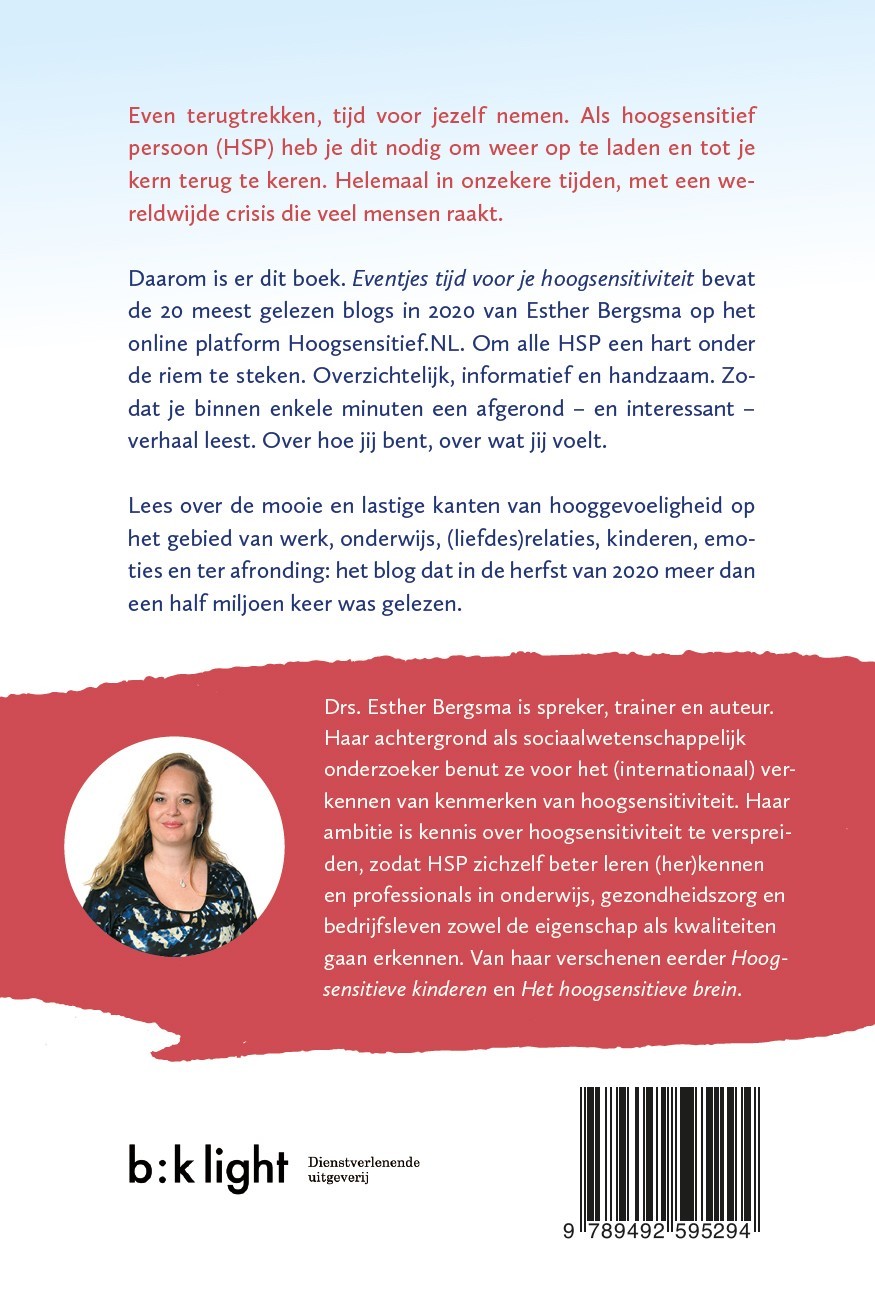 Eventjes tijd voor je hoogsensitiviteit