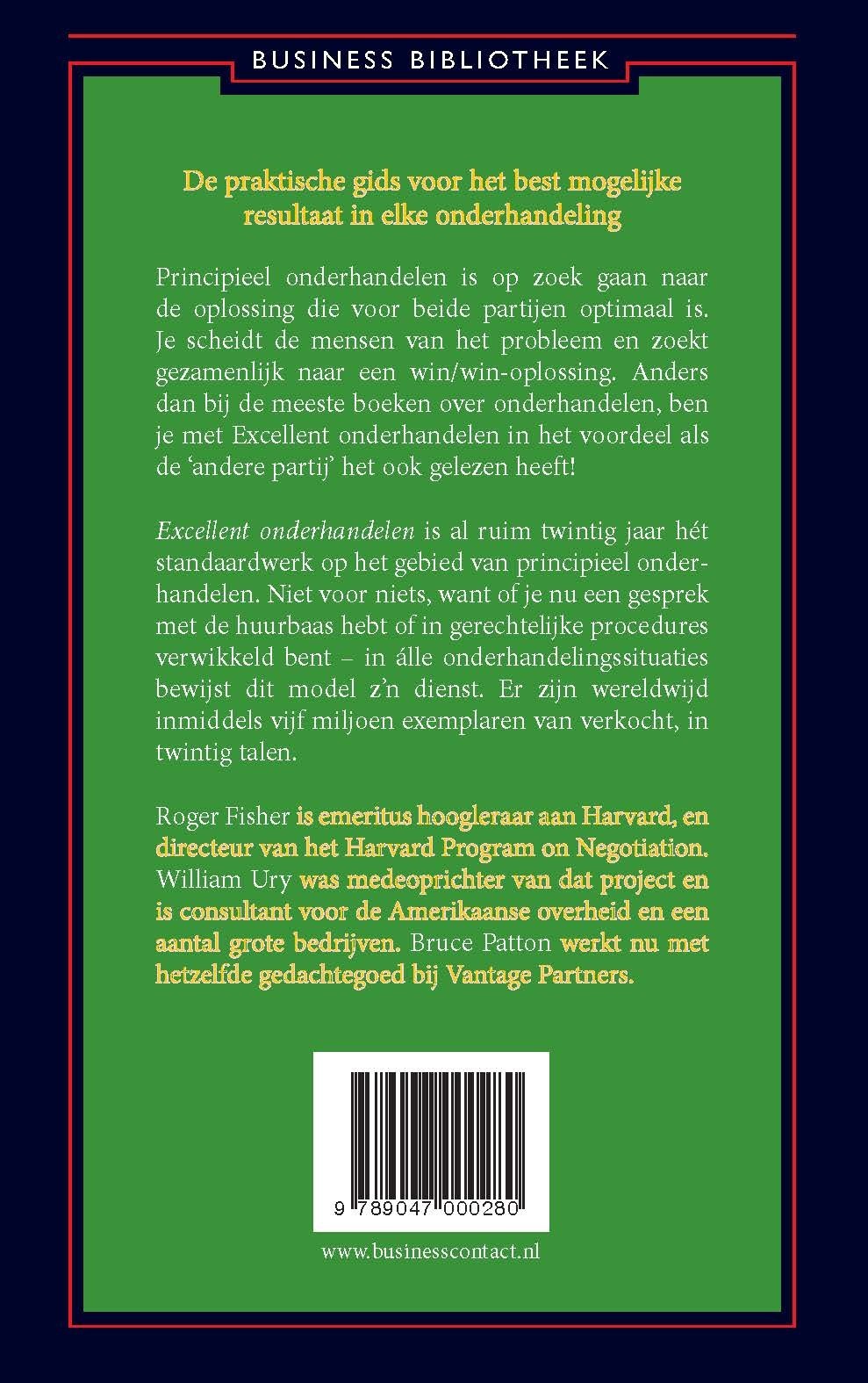 Excellent onderhandelen
