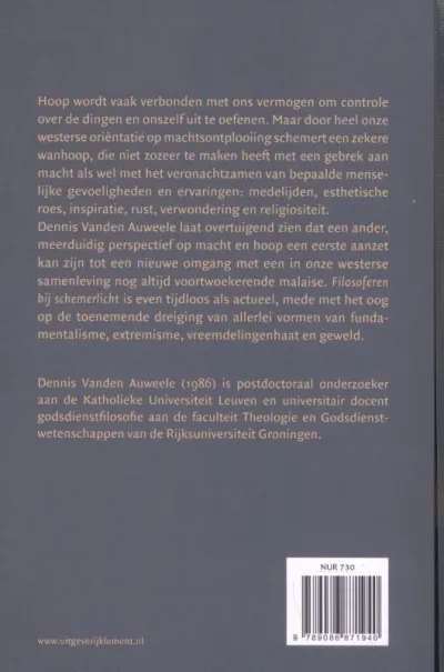 Filosoferen bij schemerlicht
