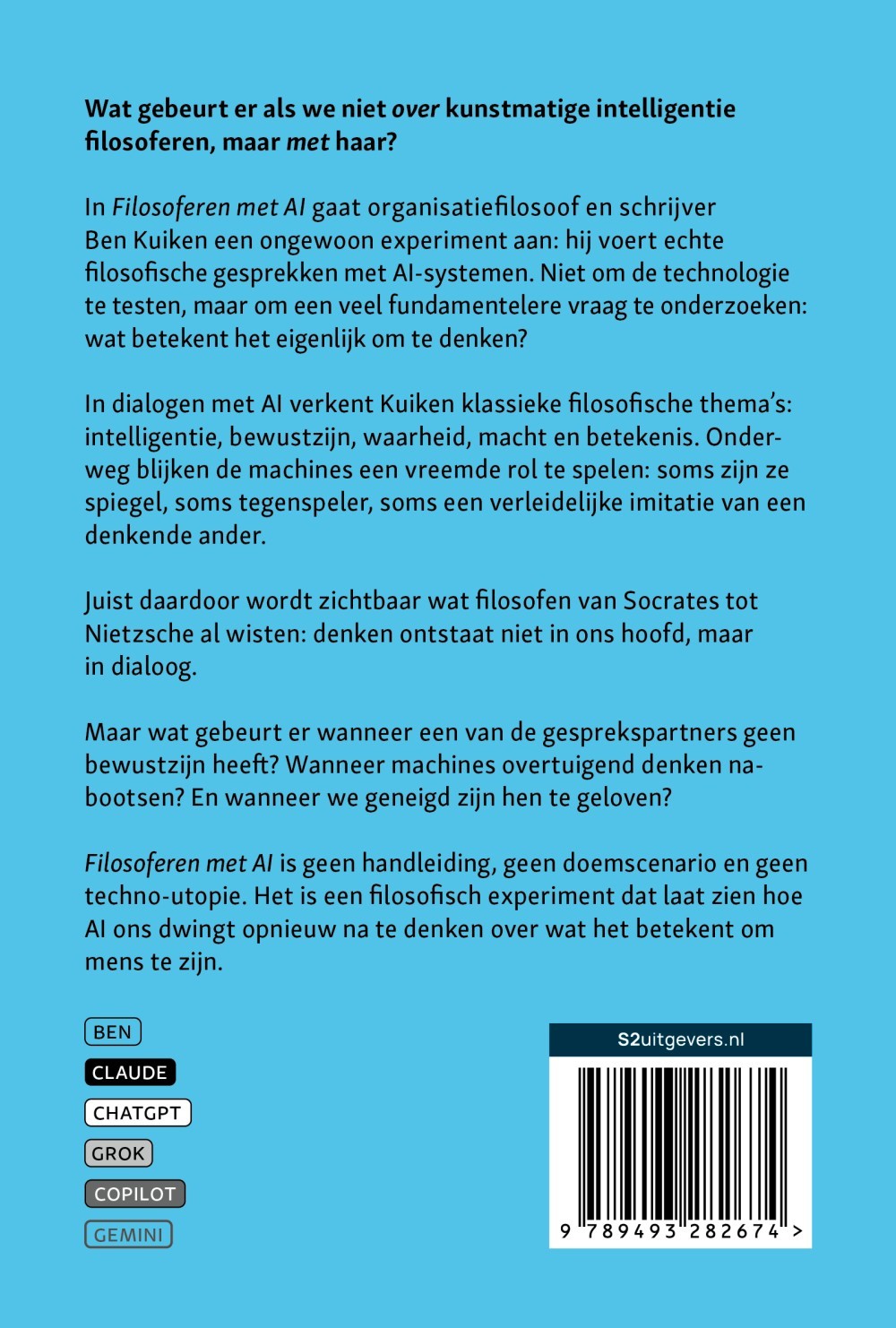 Filosoferen met AI