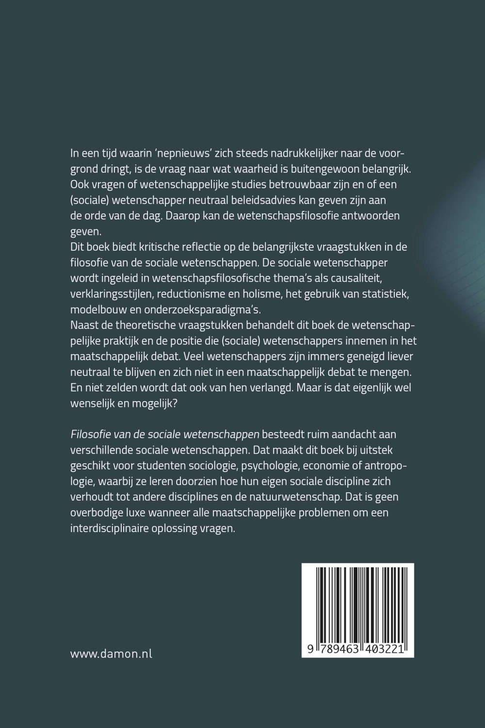 Filosofie van de sociale wetenschappen