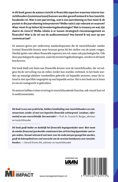 Financiën voor commissarissen en toezichthouders