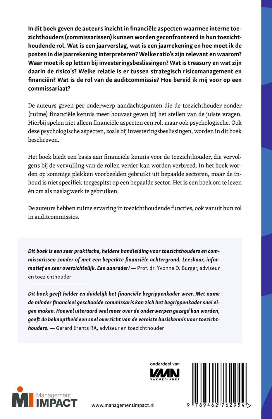 Financiën voor commissarissen en toezichthouders