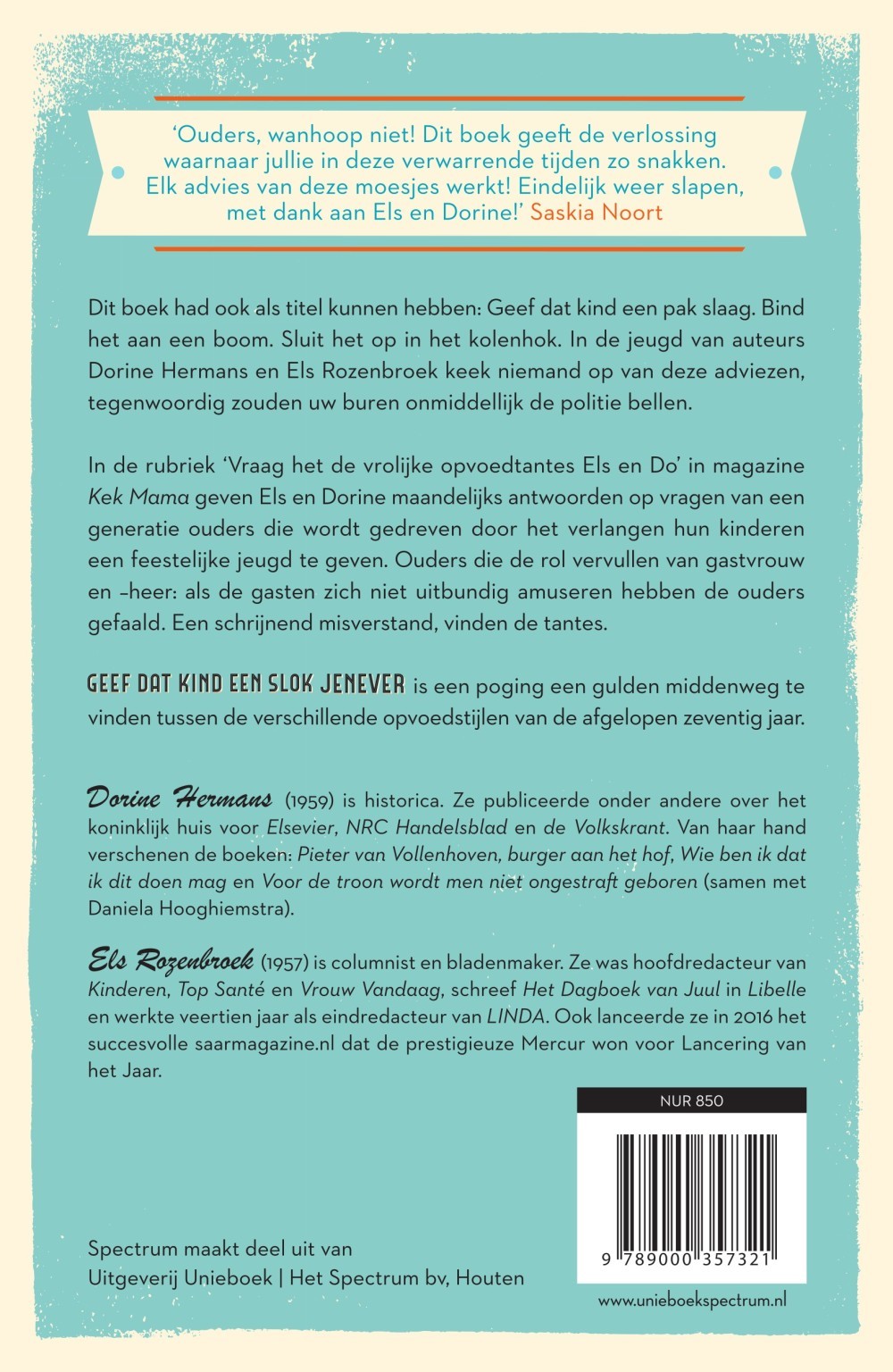Geef dat kind een slok jenever