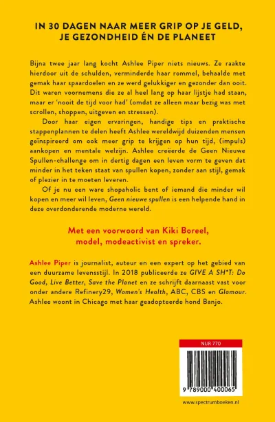 Geen nieuwe spullen