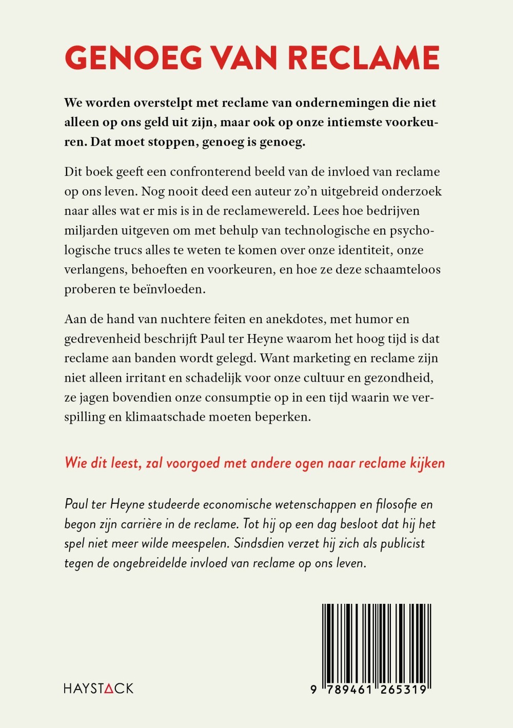 Genoeg van reclame