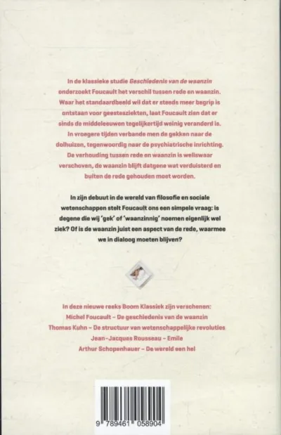 Geschiedenis van de waanzin in de zeventiende en achttiende eeuw
