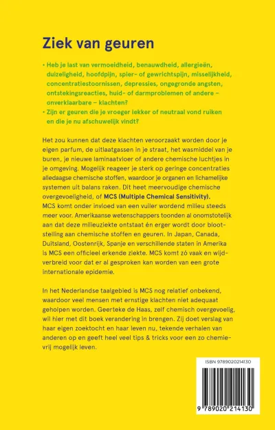 Geur- en chemicaliënovergevoeligheid
