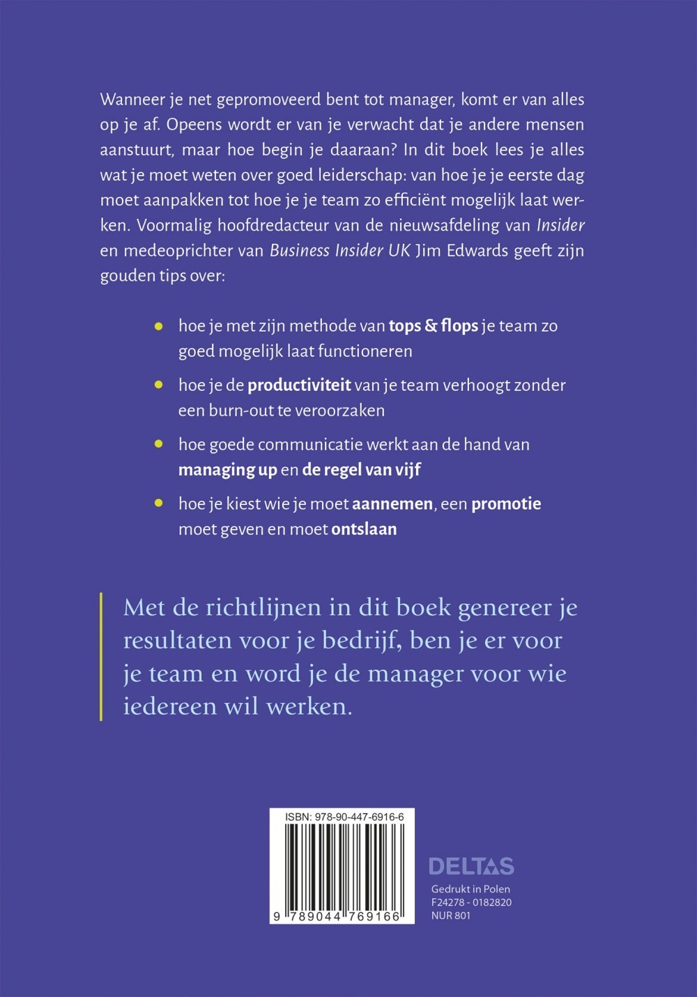 Gids voor de nieuwe manager