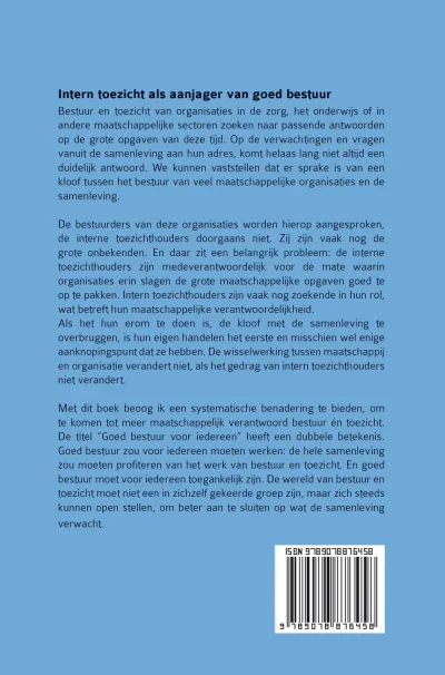 Goed bestuur voor iedereen