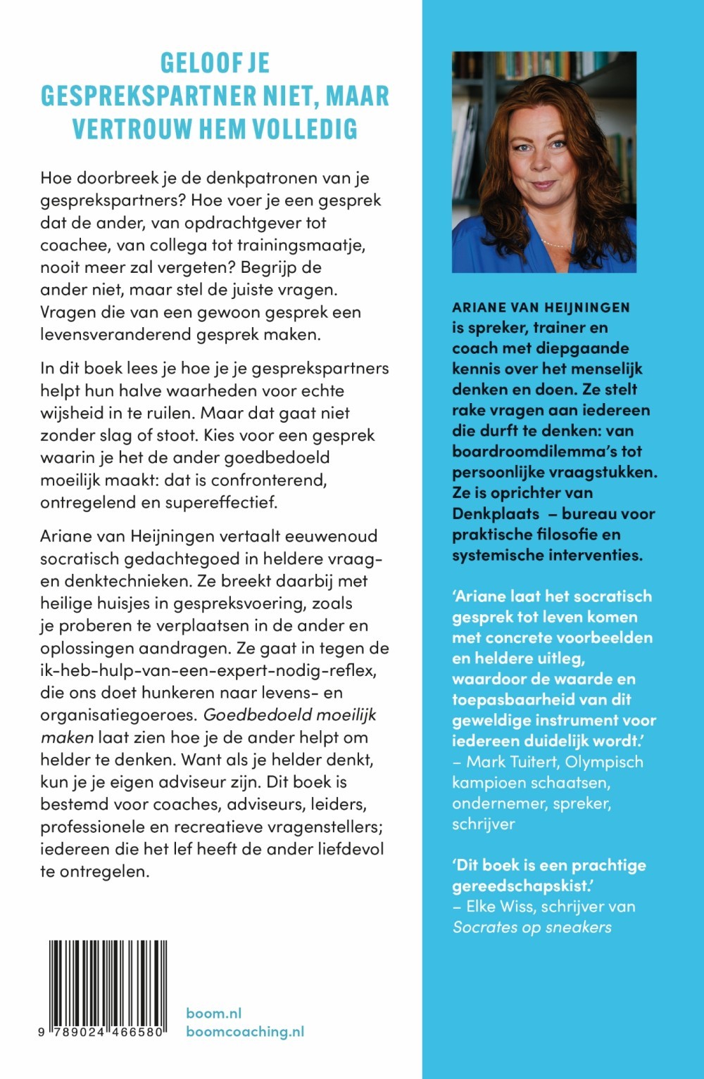 Goedbedoeld moeilijk maken
