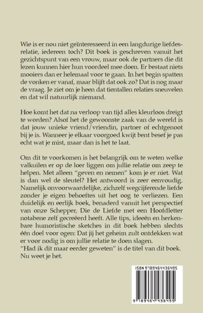 Had ik dit maar eerder geweten