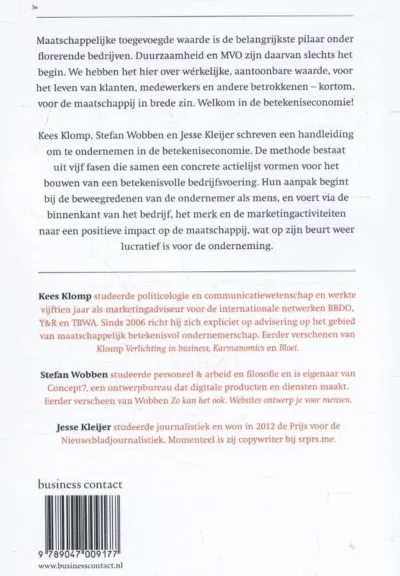 Handboek betekenisvol ondernemen