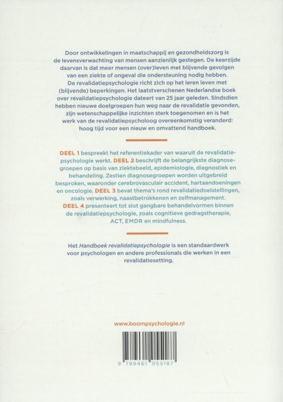 Handboek revalidatiepsychologie